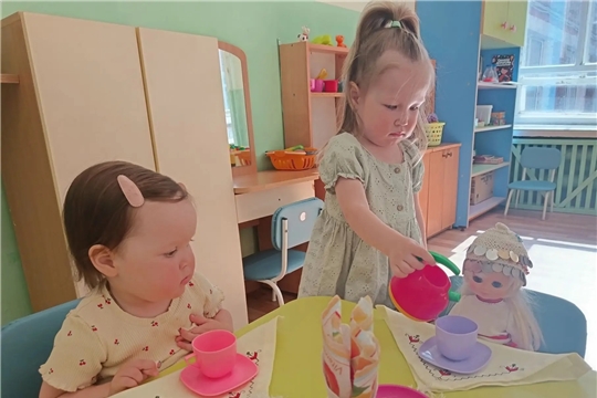 Чувашская кукла Нарспи пришла в гости к ребятам.