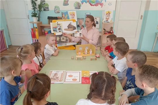 Занятие " Чувашская изба" в рамках инновационной площадки "Родной язык-язык матери".