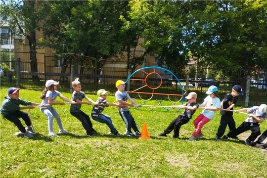 Летний проект "Спортивное лето" с чувашскими народными играми
