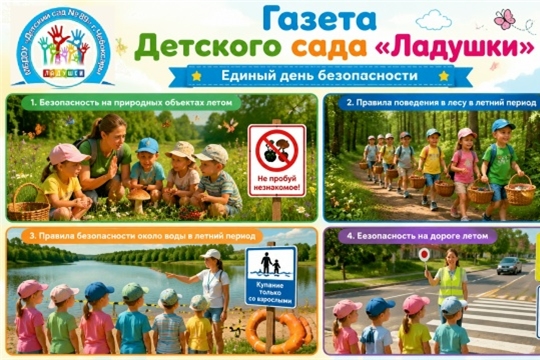 ЕДИНЫЙ ДЕНЬ БЕЗОПАСНОСТИ В ДЕТСКОМ САДУ: УЧИМСЯ БЫТЬ ОСТОРОЖНЫМИ!