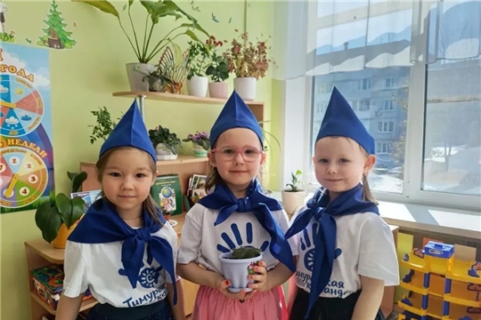 Акция "Цветок ветерану" в группе "Радуга"