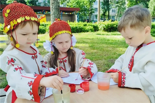 Родные ладони рисуют Чувашию