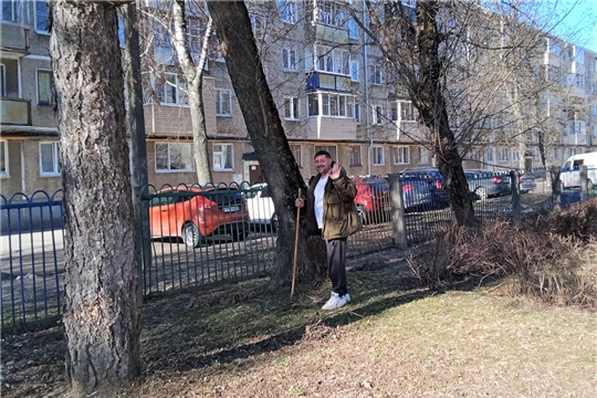 В учреждении стартовали весенние субботники