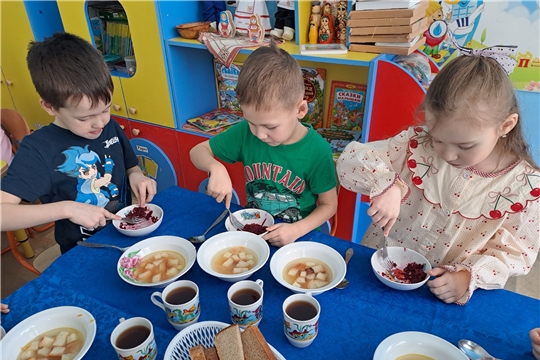 Режим питания в детском саду
