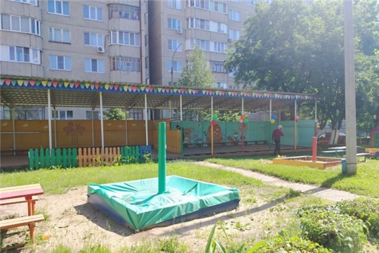 Капитальный ремонт теневых навесов южной стороны