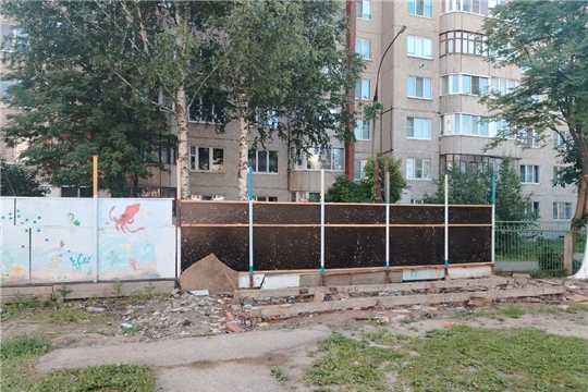 Капитальный ремонт теневых навесов южной стороны