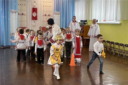 День чувашских игр "Игры Батыра" в детском саду "Теремок"