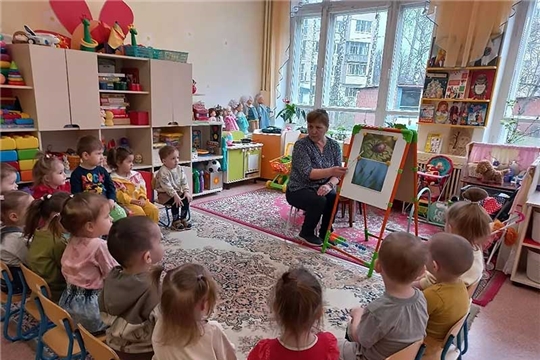 Беседа с воспитанниками первой младшей группы детского сада "Теремок": Осторожно, клещи!