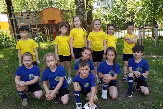 Состоялся товарищеский матч между детьми из подготовительной группы "Теремка"
