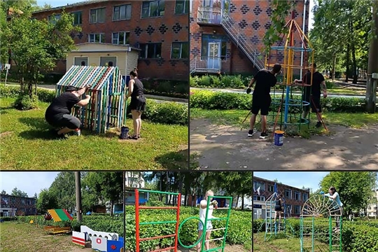 Благоустройство территории "Теремка" в преддверии нового учебного года