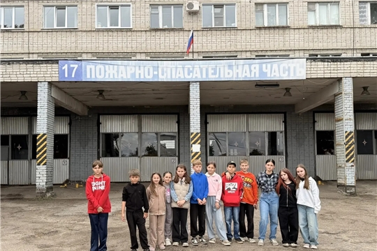 День в роли героя! Наши ребята в гостях у пожарных!
