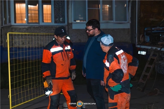 Глава города Станислав Трофимов проверил ход восстановительных работ на сетях «Т Плюс»