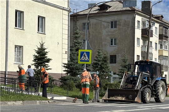 АО «Дорэкс» продолжает ежедневную работу по благоустройству Чебоксар