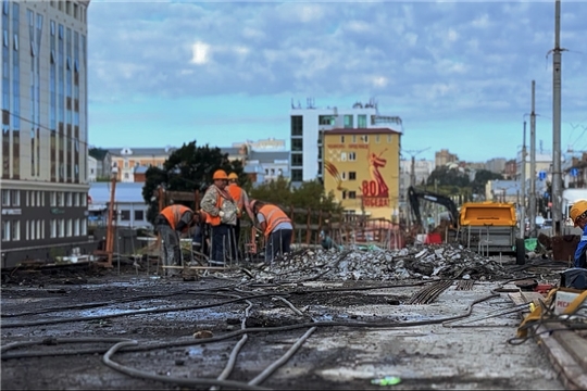 Ход капитального ремонта Московского и Калининского мостов