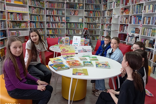 Очередной день Неделе детской и юношеской книги в Октябрьской сельской библиотеке