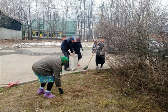 Акция «Чистый четверг» в д. Эльбарусово