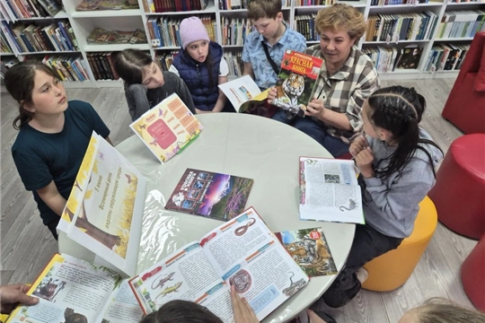 Экодиалог «Красная книга – красная» в Октябрьской сельской библиотеке