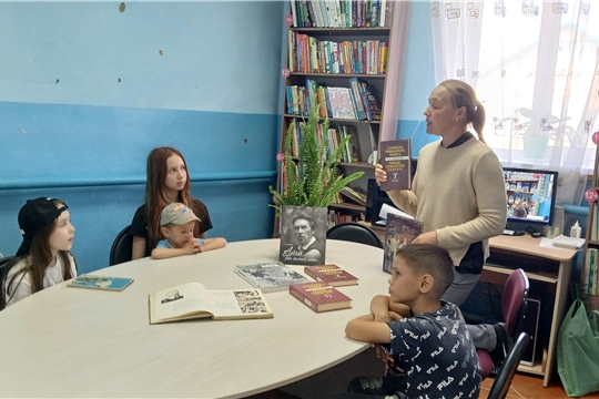 Час истории «Чувашская письменность» в Эльбарусовской сельской библиотеке