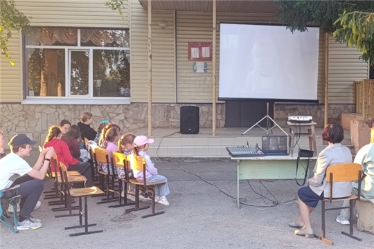 «Кино под открытым небом» в с. Шоршелы