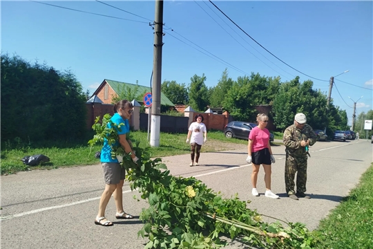 Сотрудники Центральной районной библиотеки присоединились к акции «Чистый четверг»