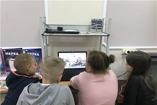 Кинолекторий «Фильм о Курской битве» в Приволжской городской библиотеке