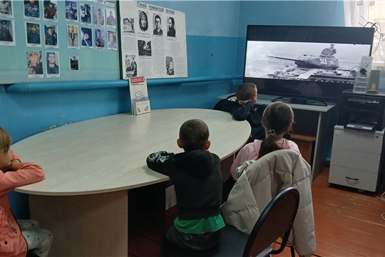 Кинопоказ в Эльбарусовской сельской библиотеке