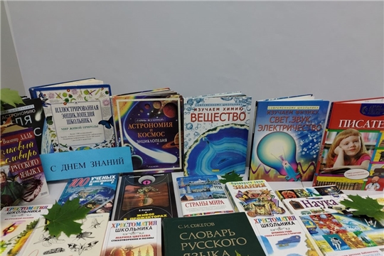 Книжная подборка «С книгой к знаниям» в Карабашской сельской библиотеке