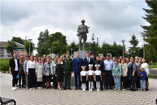 Торжественный митинг ко Дню памяти и скорби Парке Победы села Моргауши