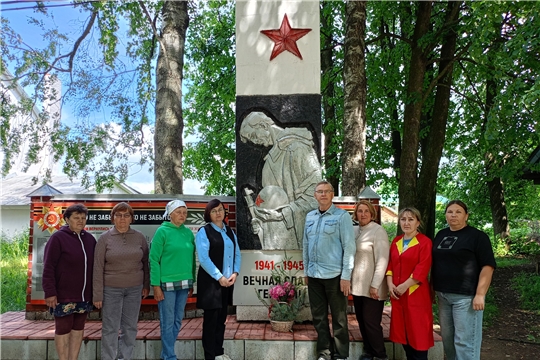 Час памяти «Память должна жить в веках» с Шатьмапосинской сельской библиотекой
