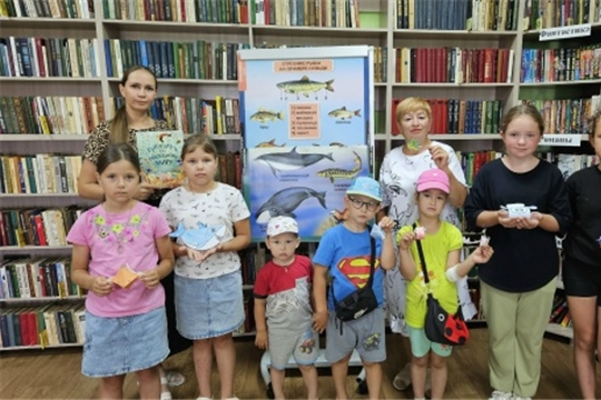 Познавательно-творческий час «Наши морские соседи» в Адабайской сельской библиотеке