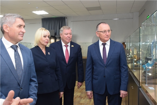 Глава Чувашии Олег Николаев принял участие в открытии обновлённого музея в селе Красные Четаи