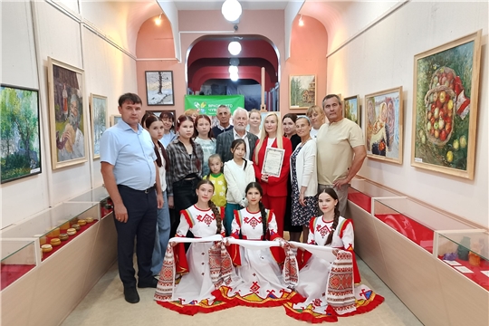Открытие персональной выставки Наталии Нагорновой «Мой край любимый!»