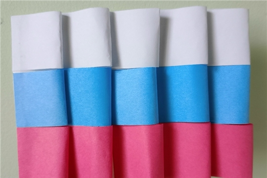 В музее верховых чувашей прошёл мастер класс «Российский флаг»