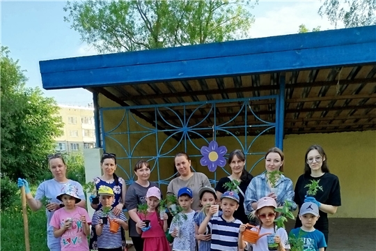 Акция «Посади цветок» в детских садах Новочебоксарска