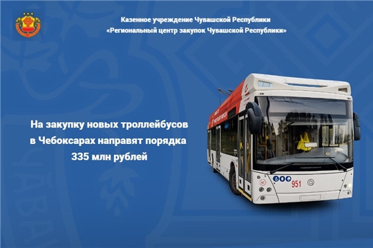 На закупку новых троллейбусов в Чебоксарах направят порядка 335 млн рублей
