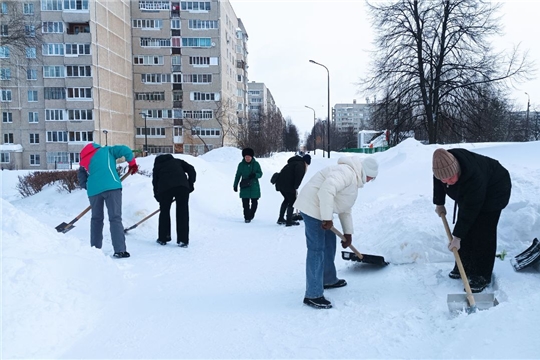 Городской субботник "Помоги дворнику"