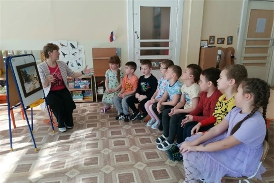 В рамках инновационной площадки «Картинная галерея в детском саду: ценности и смыслы» прошло занятие, посвящённое картине Исаака Левитана «Март».