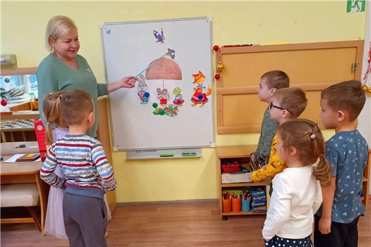 Итоговое занятие кружка в средней группе