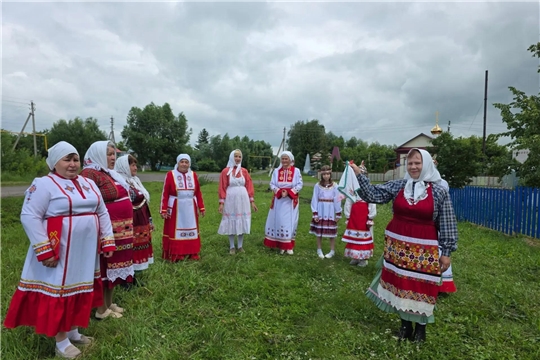 Чувашский традиционный обряд «Вăйă» в рамках Года единства народов России, проекта Главы Чувашской Республики Олега Николаева «Яркое лето Чувашии» и республиканского этнопроекта «Сик! Тух!» (Трёхизб-Шемуршинская с/б)