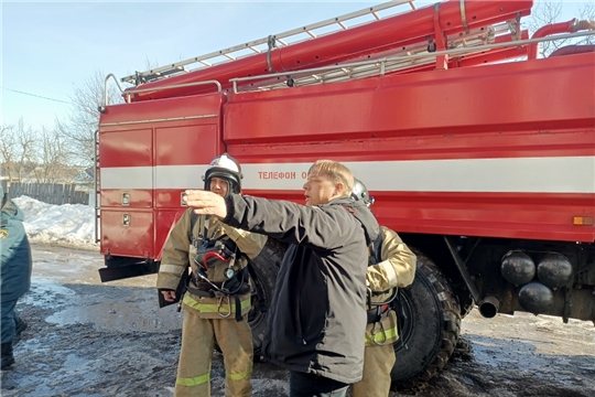 В Шемуршинском РДК прошла учебная тренировка по пожарной безопасности.