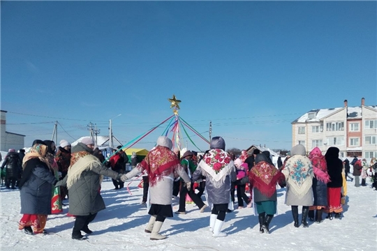 Праздник проводы зимы в Шемуршинском округе.