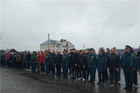 В Шемуршинском округе стартовал чемпионат по пожарно‑спасательному спорту