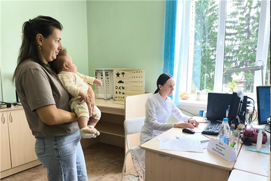 В Шемуршинской районной больнице с успехом прошла акция «Поезд здоровья» — «Детский доктор»