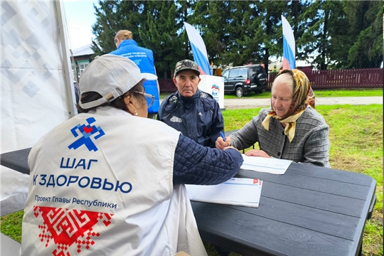 В деревне Большое Буяново в рамках проекта «Шаг к здоровью» прошла мобильная диспансеризация