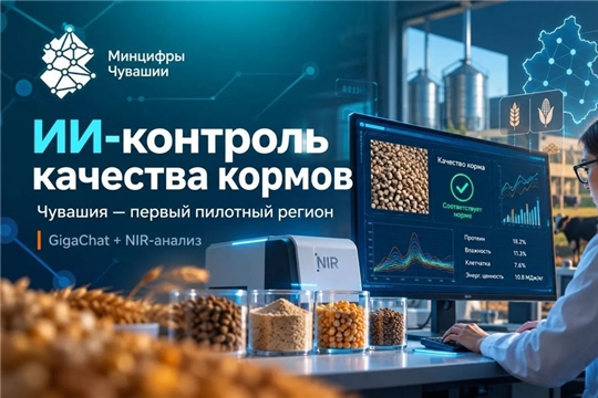 Чувашия первой внедрит ИИ-технологии для контроля качества кормов в сельском хозяйстве