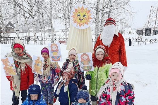 Игровая программа  «Масленица хороша» в Нижнекумашкинской сельской библиотеке