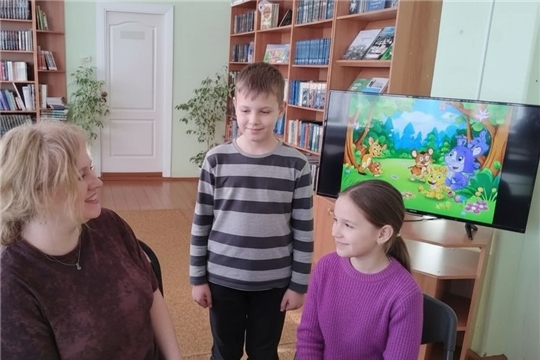 В городской библиотеке им. М. Сеспеля работники прошёл мультфестиваль "Пересказываем сказки по-новому" 