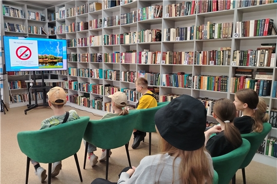 Познавательный час «Безопасное лето» в центральной библиотеке