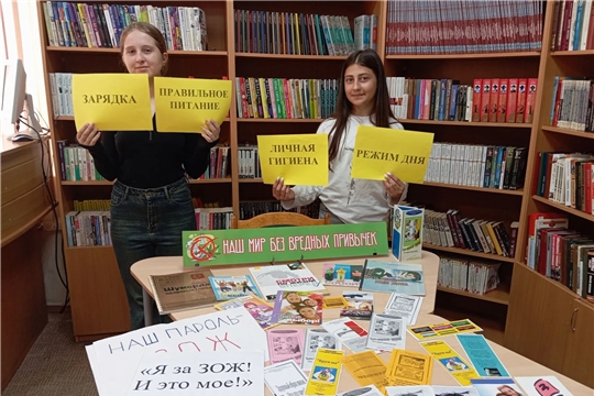 В городской библиотеке им. Г. Н. Айги состоялся диалог-размышление «Твоя жизнь - твой выбор»      