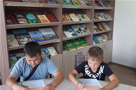 Познавательно – игровая программа «Размышляй и разгадай»  в Нижнекумашкинской сельской библиотеке